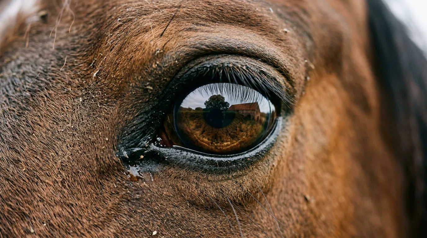 Un regard de cheval, Les Écuries du Palordet, Montracol